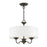 Livex Edinburgh 3 Light Pendant Chandelier, Off-White/White