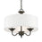 Livex Edinburgh 3 Light Pendant Chandelier, Off-White/White