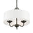 Livex Edinburgh 3 Light Pendant Chandelier, Off-White/White