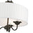 Livex Edinburgh 3 Light Pendant Chandelier, Off-White/White