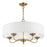 Livex Edinburgh 3 Light Pendant Chandelier, Off-White/White