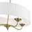 Livex Edinburgh 3 Light Pendant Chandelier, Off-White/White