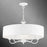 Livex Edinburgh 3 Light Pendant Chandelier, Off-White/White