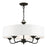 Livex Edinburgh 5 Light Pendant Chandelier, Off-White/White