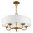 Livex Edinburgh 3 Light Pendant Chandelier, Off-White/White