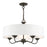 Livex Edinburgh 3 Light Pendant Chandelier, Off-White/White