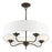 Livex Edinburgh 3 Light Pendant Chandelier, Off-White/White