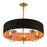 Livex Harrington Pendant Chandelier, Black/Orange