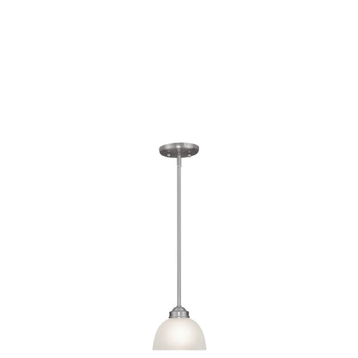 Livex Lighting Somerset Mini Pendant, Brushed Nickel