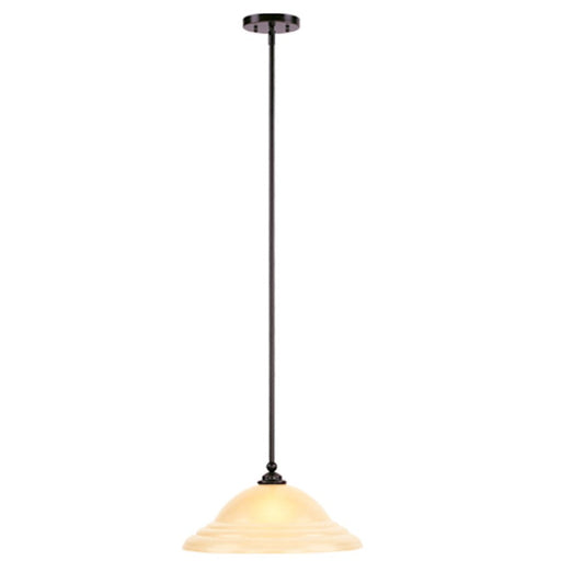 Livex North 1 Light Port Pendant, Olde Bronze - 4251-67