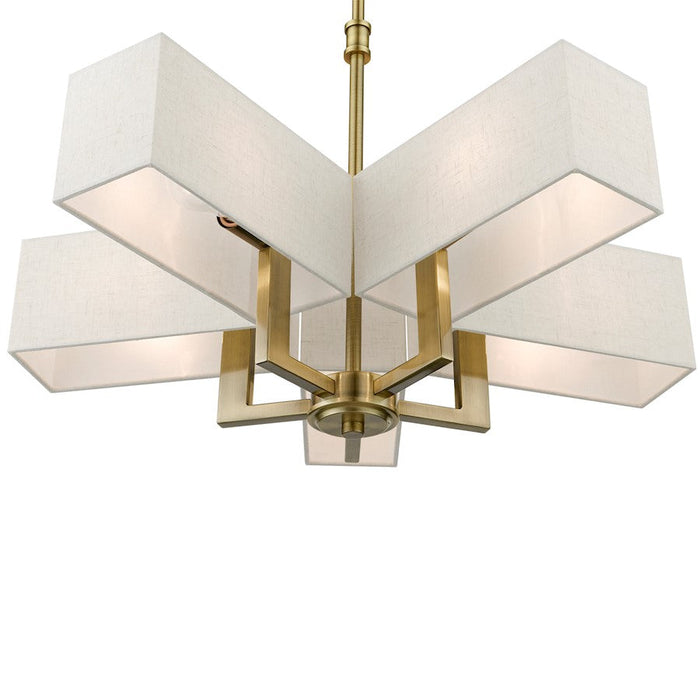 Livex Rubix 5 Light Chandelier