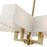 Livex Rubix 5 Light Chandelier