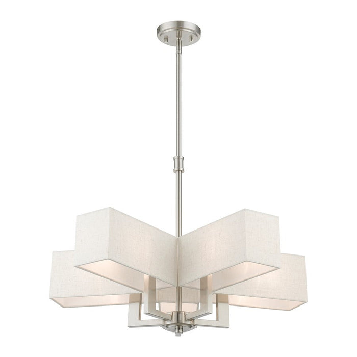 Livex Rubix 5 Light Chandelier