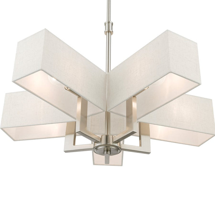 Livex Rubix 5 Light Chandelier