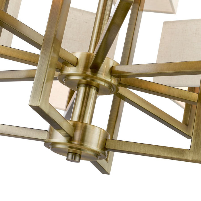 Livex Rubix 12 Light Extra Large Foyer Chandelier