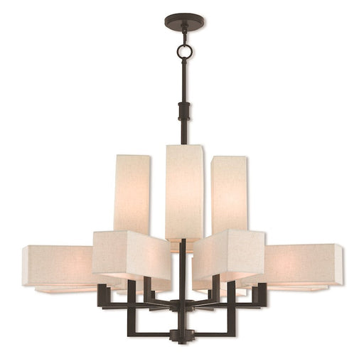 Livex Lighting Rubix 12 Light Foyer Chandelier