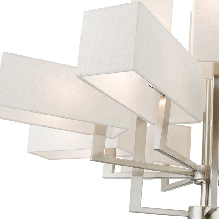 Livex Rubix 12 Light Extra Large Foyer Chandelier