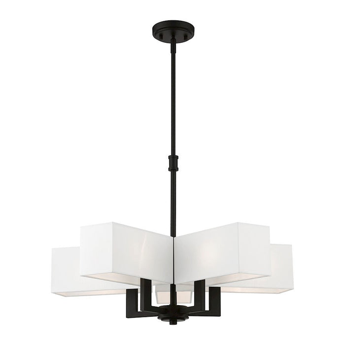 Livex Rubix 5 Light Chandelier