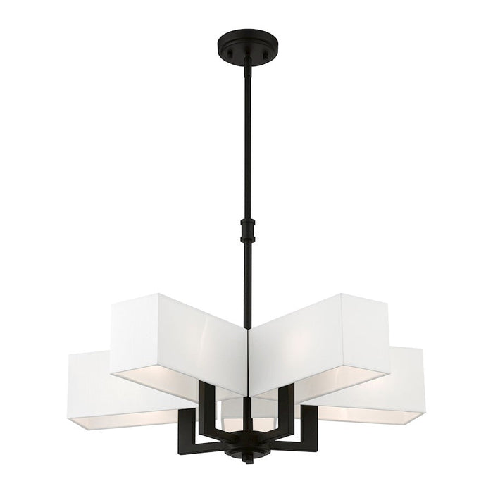 Livex Rubix 5 Light Chandelier