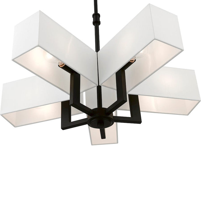 Livex Rubix 5 Light Chandelier