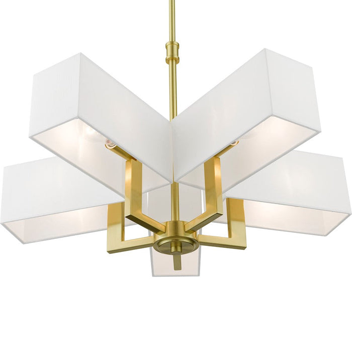 Livex Rubix 5 Light Chandelier