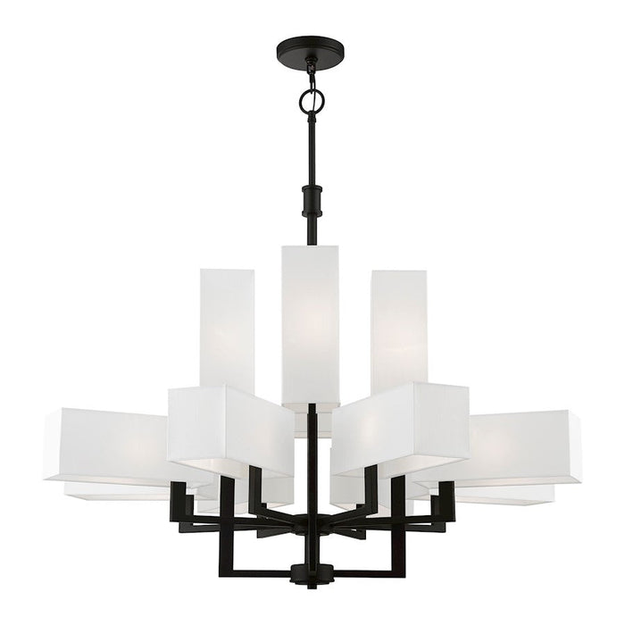 Livex Rubix 12 Light Extra Large Foyer Chandelier