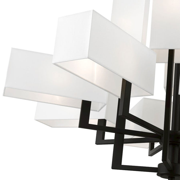 Livex Rubix 12 Light Extra Large Foyer Chandelier