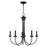 Livex Estate 5 Light Chandelier, Black - 42685-04