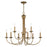 Livex Estate 9 Light Large 2-Tier Chandelier, Antique Gold Leaf - 42687-48