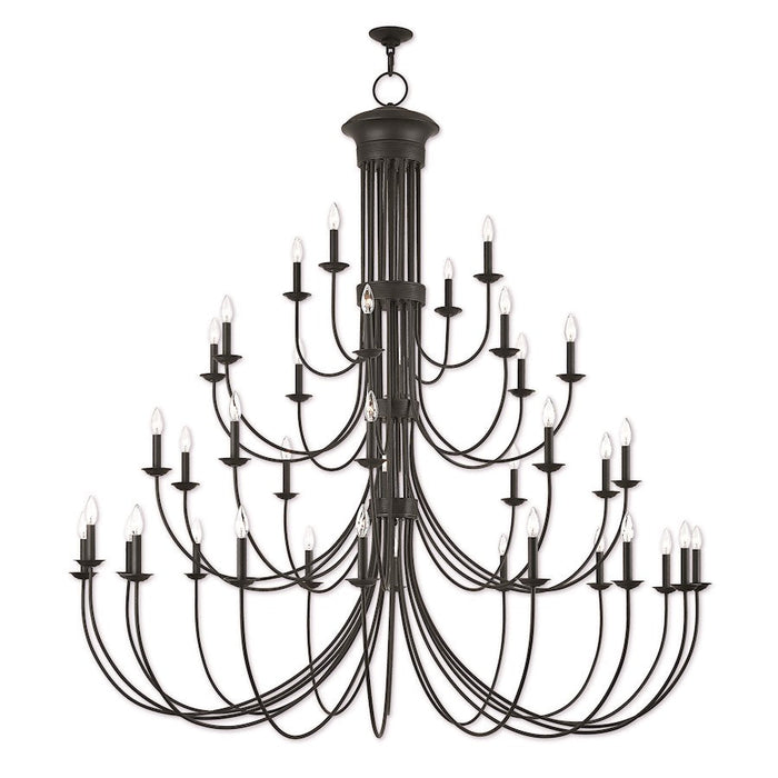 Livex Lighting Estate 38 Light Grand Foyer Chandelier, Bronze