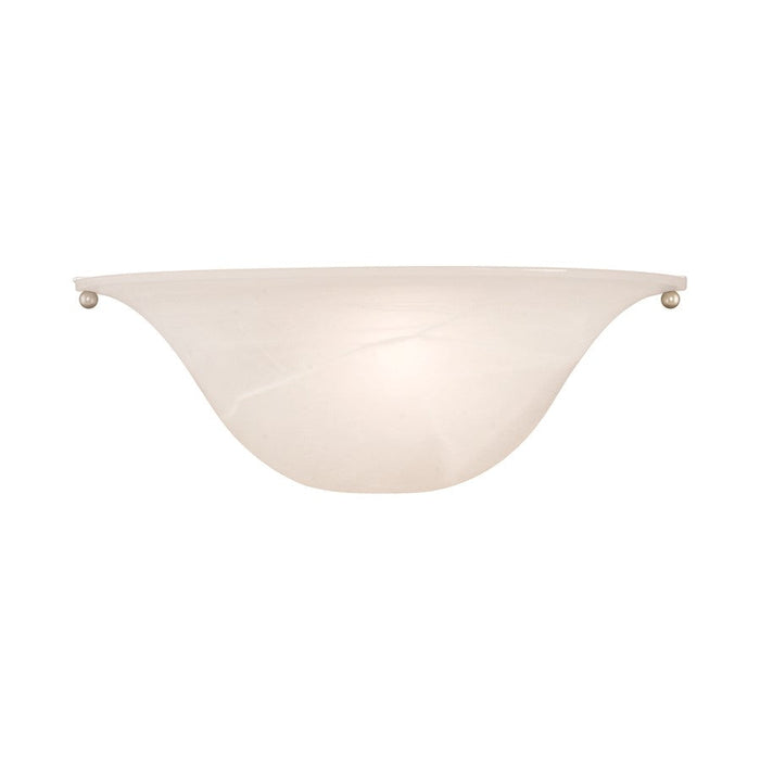 Livex Wynnewood 1 Light Wall Sconce, Painted Satin Nickel - 42700-81