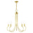 Livex Bari 5 Light Chandelier, Polished Brass - 42925-02