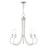 Livex Bari 5 Light Chandelier, Brushed Nickel - 42925-91