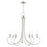 Livex Bari 7 Light Chandelier, Brushed Nickel - 42927-91