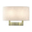 Livex ADA Wall Sconces 2 Lt Medium Sconce, Brass/White Fabric Inside - 42933-01