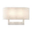 Livex ADA Wall Sconces 2 Lt Large Sconce, Nickel/White Fabric Inside - 42934-91