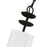 Livex Brookdale 1 Light Mini Pendant, Off-White/White Inside