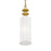 Livex Brookdale 1 Light Mini Pendant, Off-White/White Inside