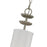 Livex Brookdale 1 Light Mini Pendant, Off-White/White Inside