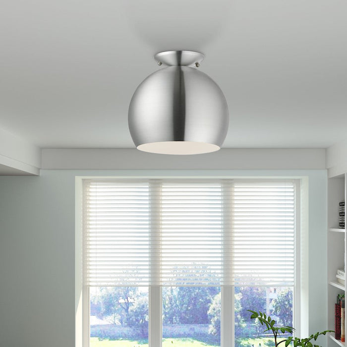 Livex Piedmont 1 Light Semi-Flush Mount