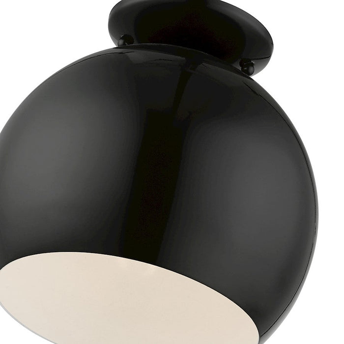 Livex Piedmont 1 Light Semi-Flush Mount