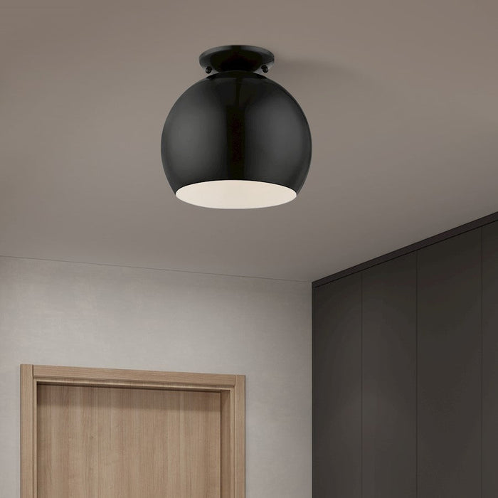 Livex Piedmont 1 Light Semi-Flush Mount