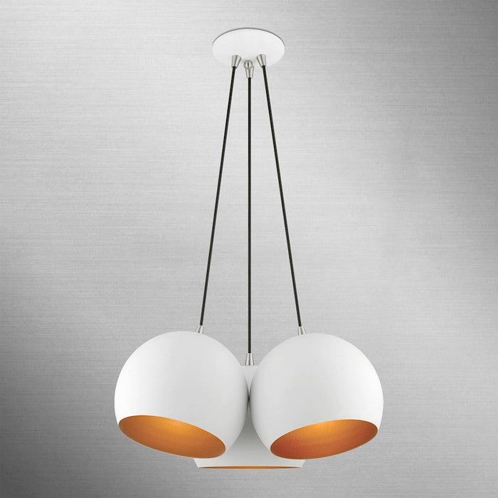 Livex Piedmont 3 Light Globe Pendant