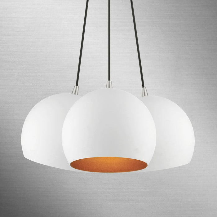 Livex Piedmont 3 Light Globe Pendant