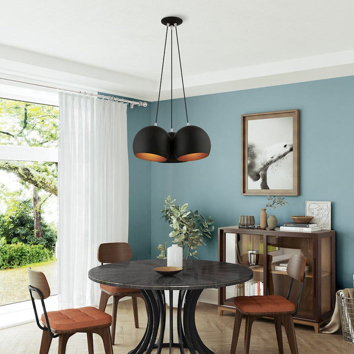 Livex Piedmont 3 Light Globe Pendant