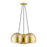 Livex Piedmont 3 Light Globe Pendant, Soft Gold/Brass/Soft Gold/White - 43393-33