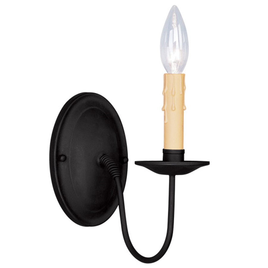 Livex Lighting Heritage Sconce, Black