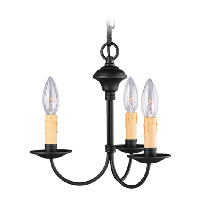 Livex Lighting Heritage Ceiling Chandelier, Black