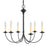 Livex Lighting Heritage Ceiling Chandelier, Black