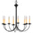 Livex Lighting Heritage Ceiling Chandelier, Black